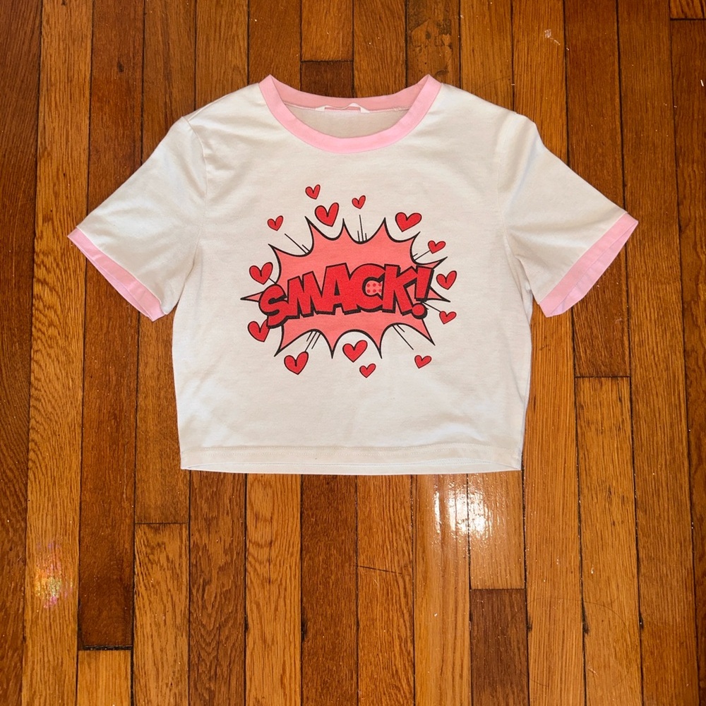 Comic Pop Art Pink Baby Tee